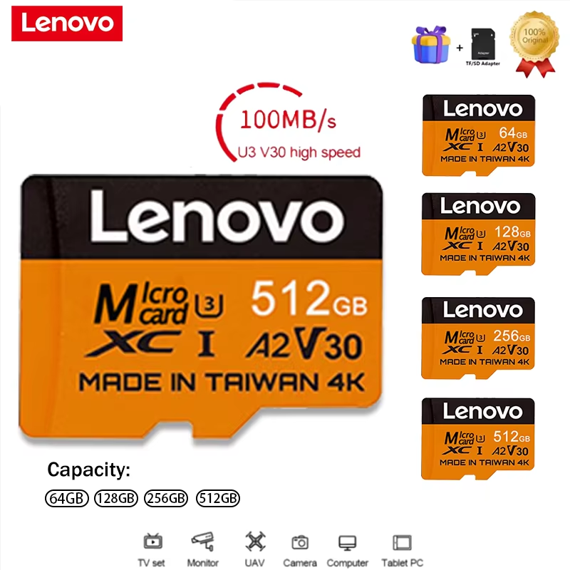 Gaming Console Lenovo - Tarjetas de Memoria SD Lenovo Secure