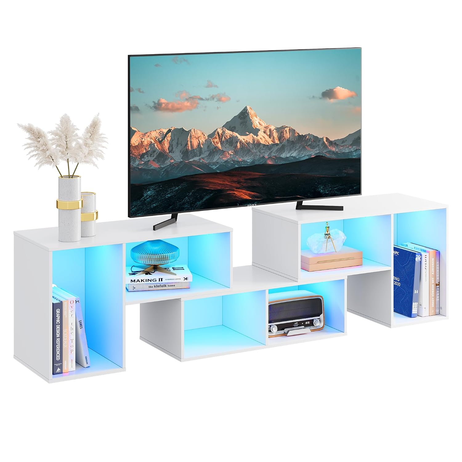 Gaming Console Tv Stand - Soporte de TV Deformable con Tira