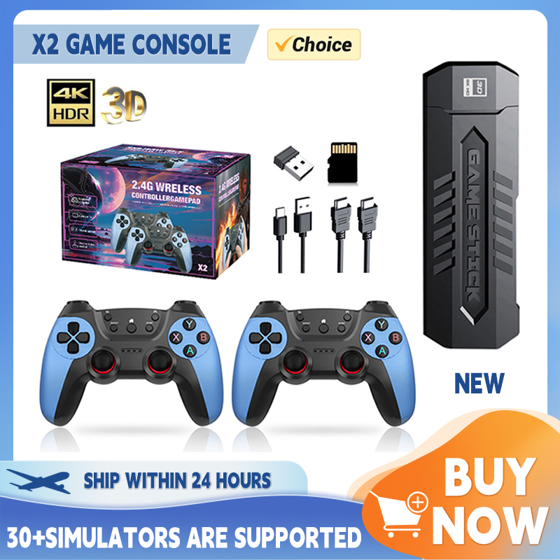 Gaming Console X2 - 2026 Nuevo X2 Blue Retro Gaming