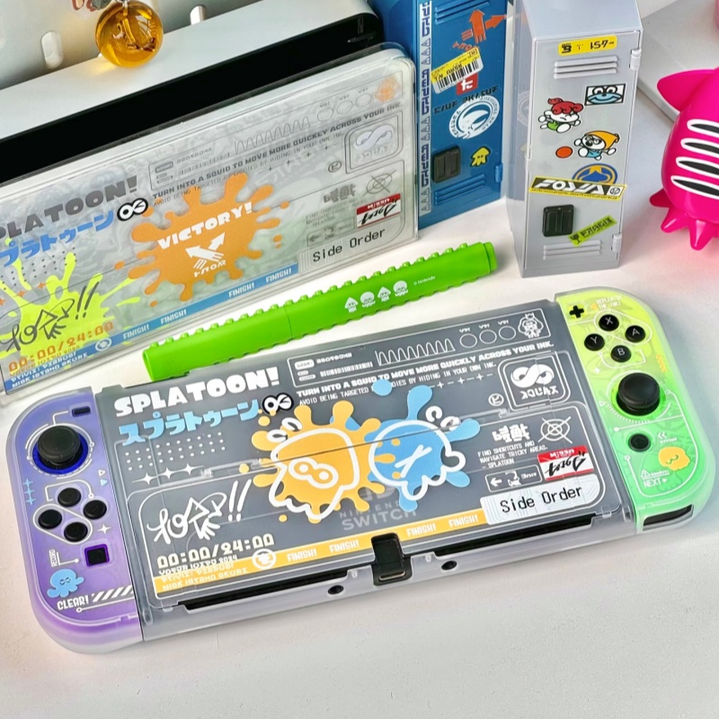 Gaming Console With - Funda protectora fina Splatoon 3 Switch