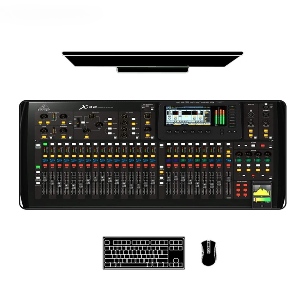 Gaming Console Keyboard - Alfombrilla de Ratón XXL para Mezcladora