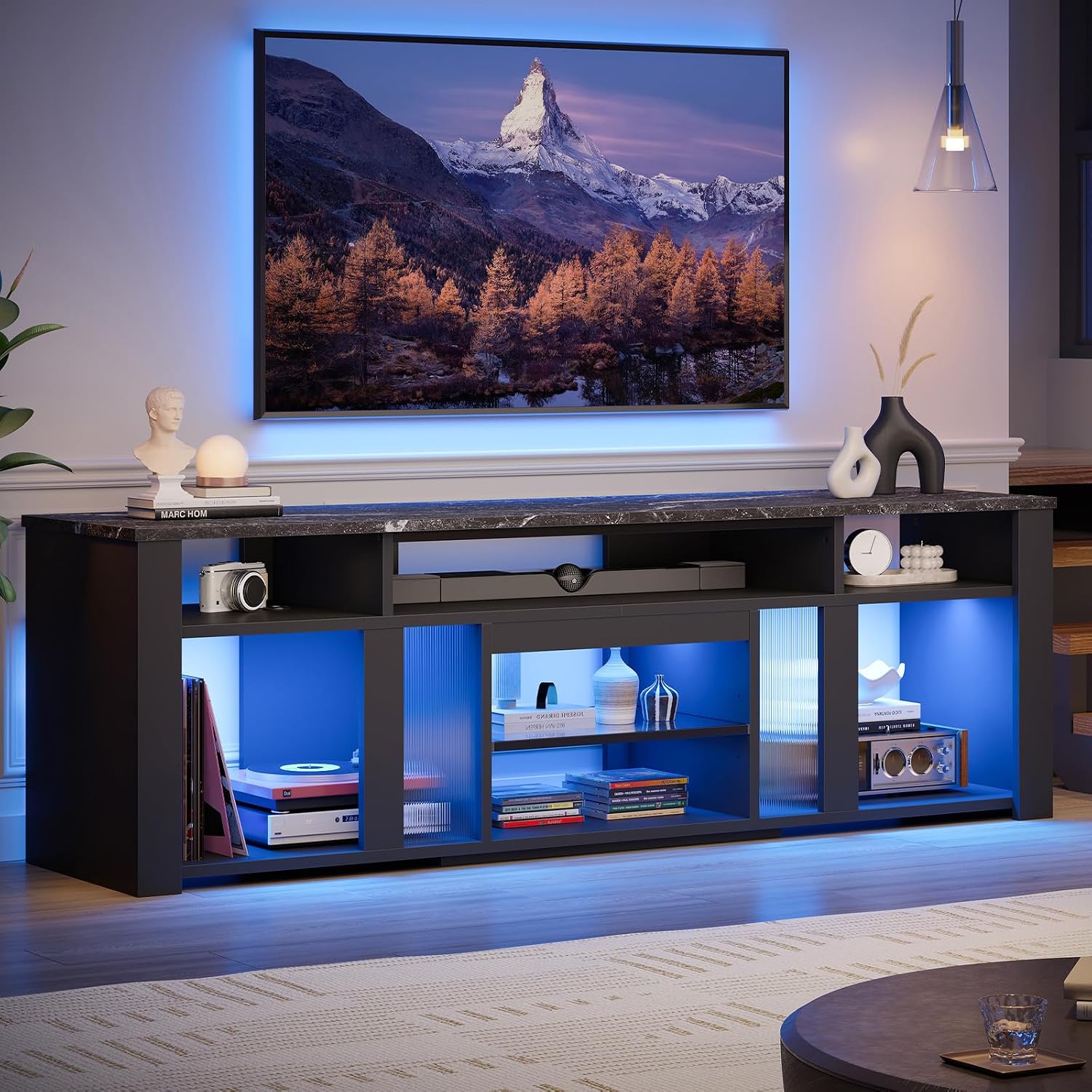 Gaming Console Tv Stand - Centro de Entretenimiento con Soporte para