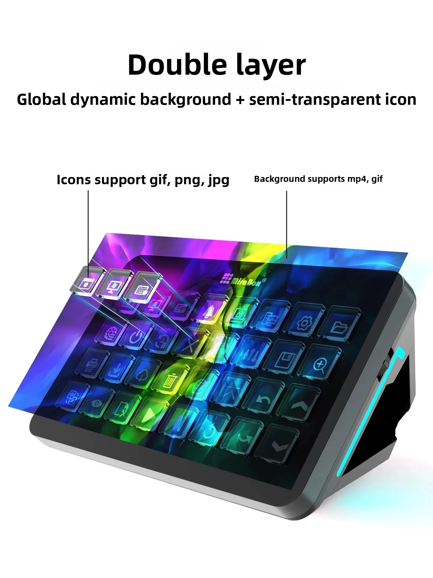Mirabox XL Stream Deck Macro t - Gaming Console Keyboard reseña y precio