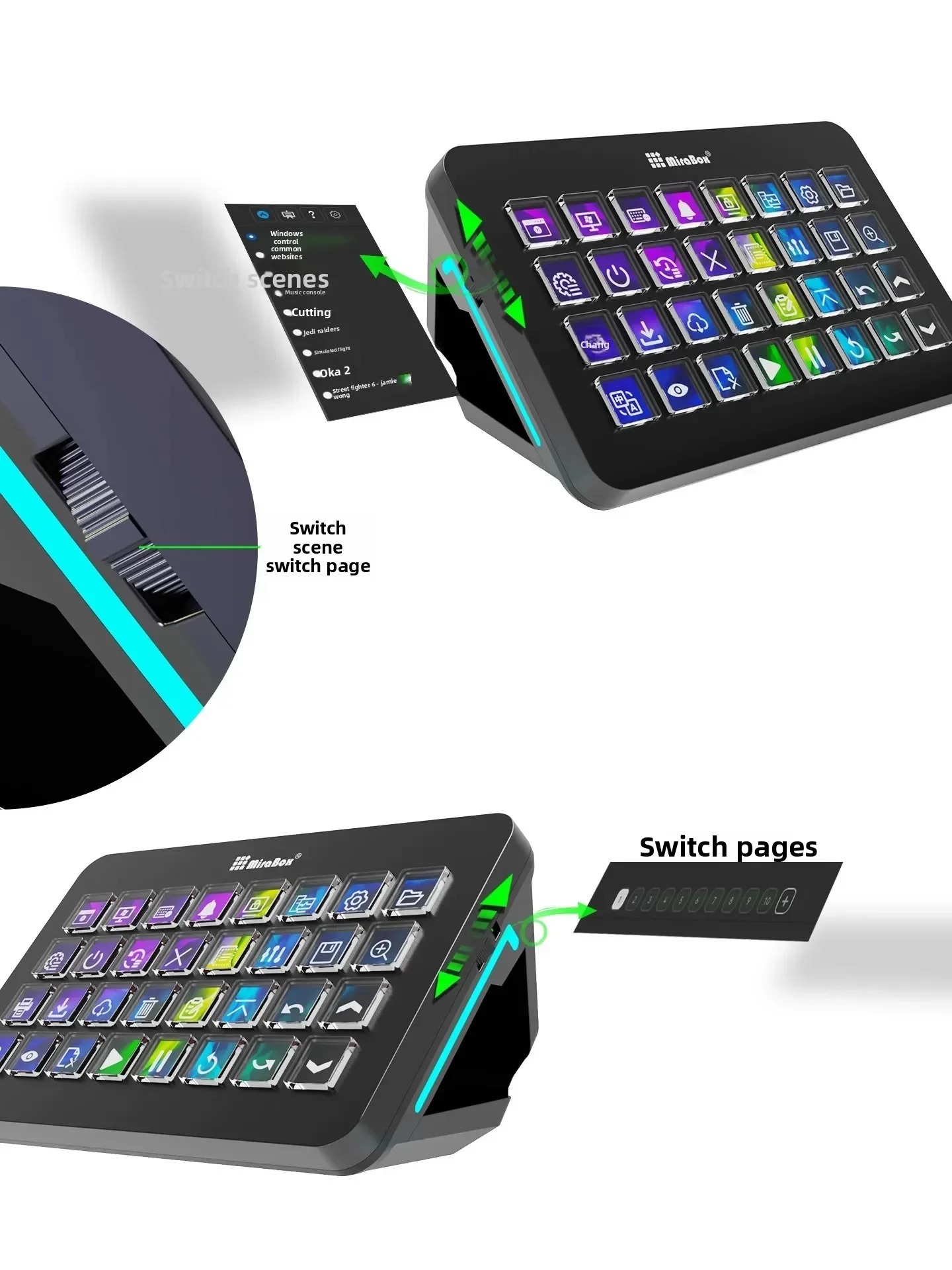 Mirabox XL Stream Deck Macro t - Gaming Console Keyboard reseña y precio