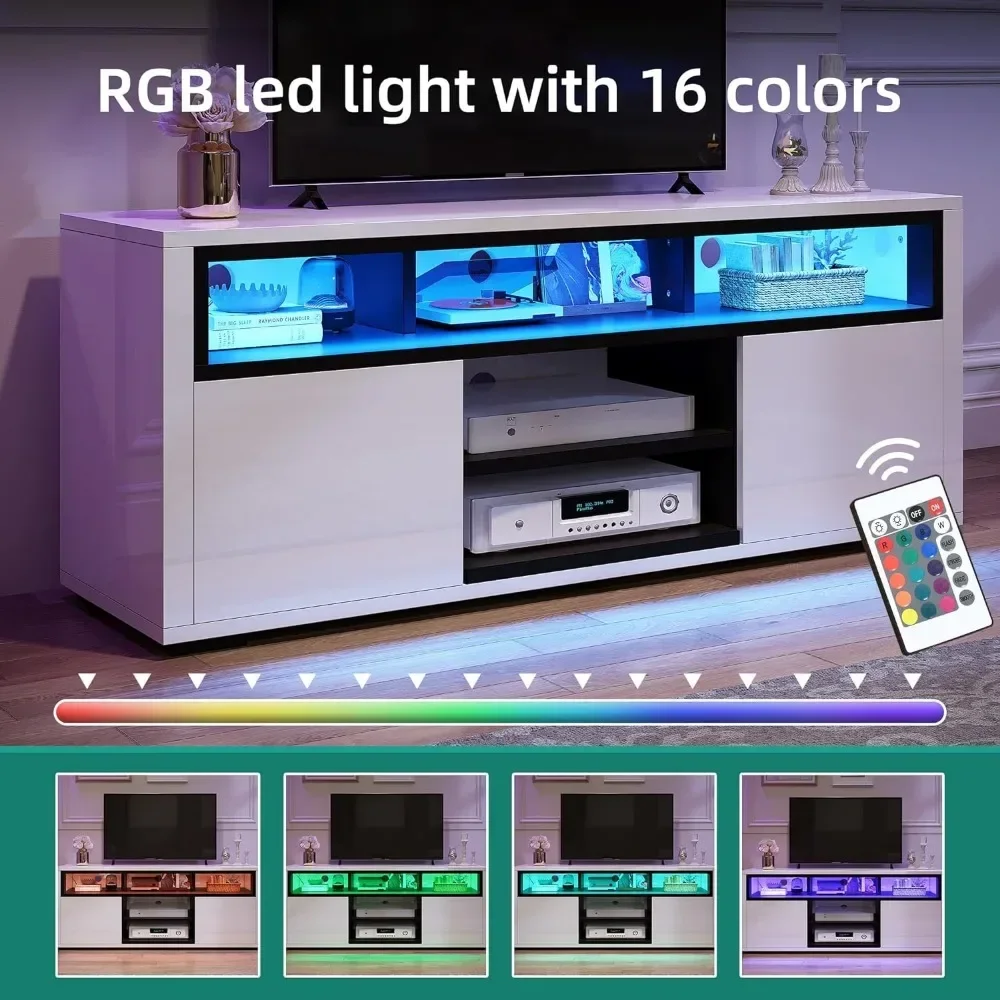 # Para soporte de TV LED moder - Gaming Console Tv Stand reseña y precio