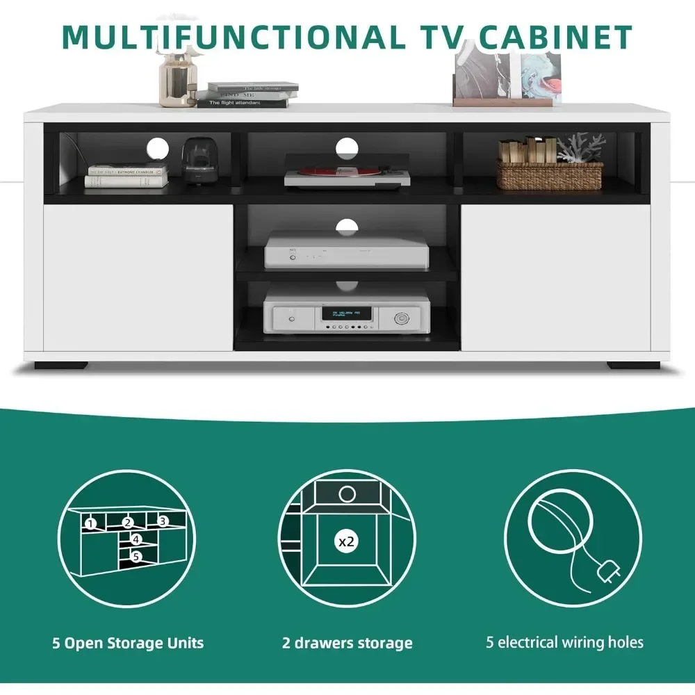 # Para soporte de TV LED moder - Gaming Console Tv Stand reseña y precio