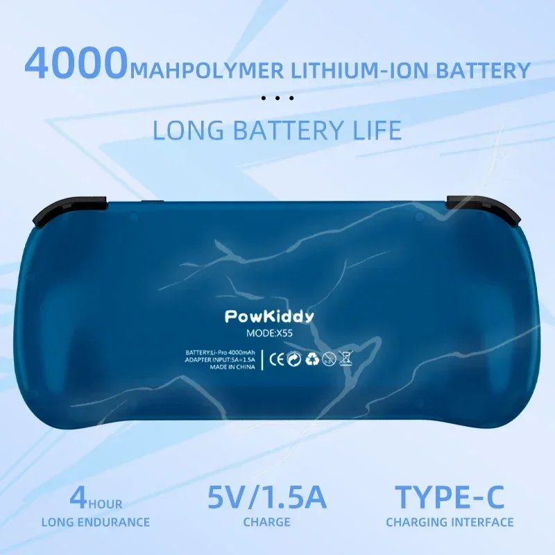 80000 juegos 512G POWKIDDY X55 - Gaming Console X55 reseña y precio