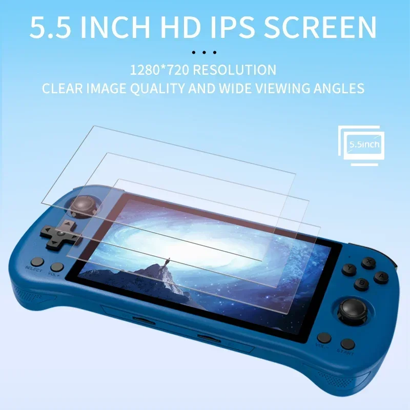 80000 juegos 512G POWKIDDY X55 - Gaming Console X55 reseña y precio