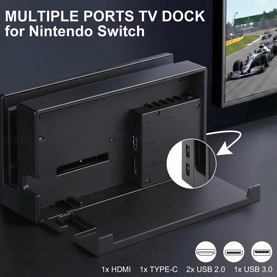 Base de Carga 2 en 1 para Cons - Gaming Console Tv Stand reseña y precio