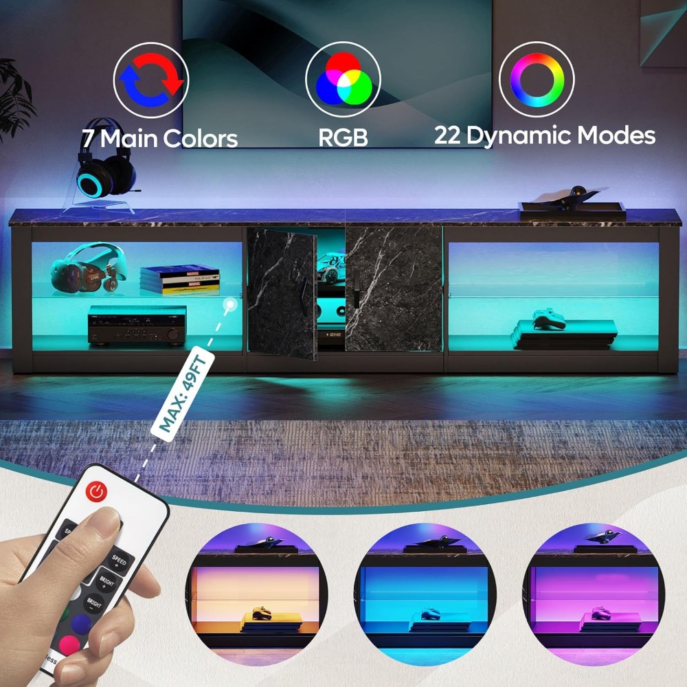 Soporte para TV de 80 Pulgadas - Gaming Console Tv Stand reseña y precio