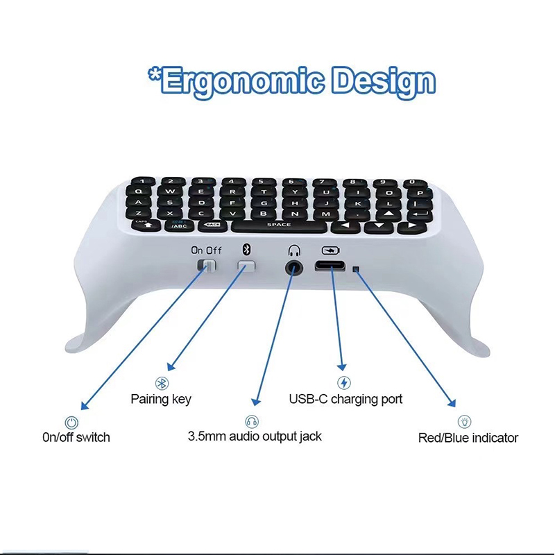 Teclado inalámbrico Bluetooth  - Gaming Console Keyboard reseña y precio