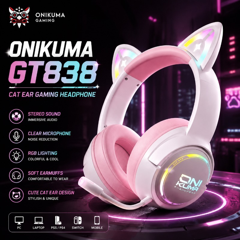 Auriculares para juegos ONIKUM - Gaming Console Amazon reseña y precio