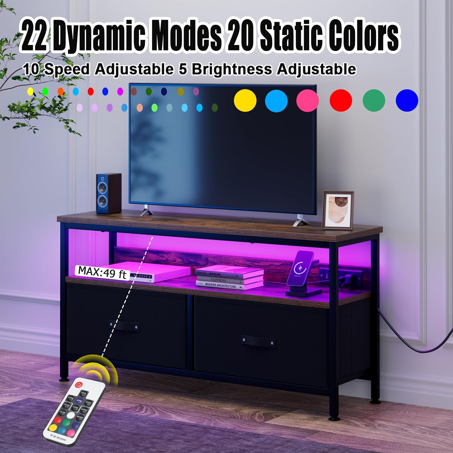 Soporte para TV de 39 a 50 Pul - Gaming Console Tv Stand reseña y precio