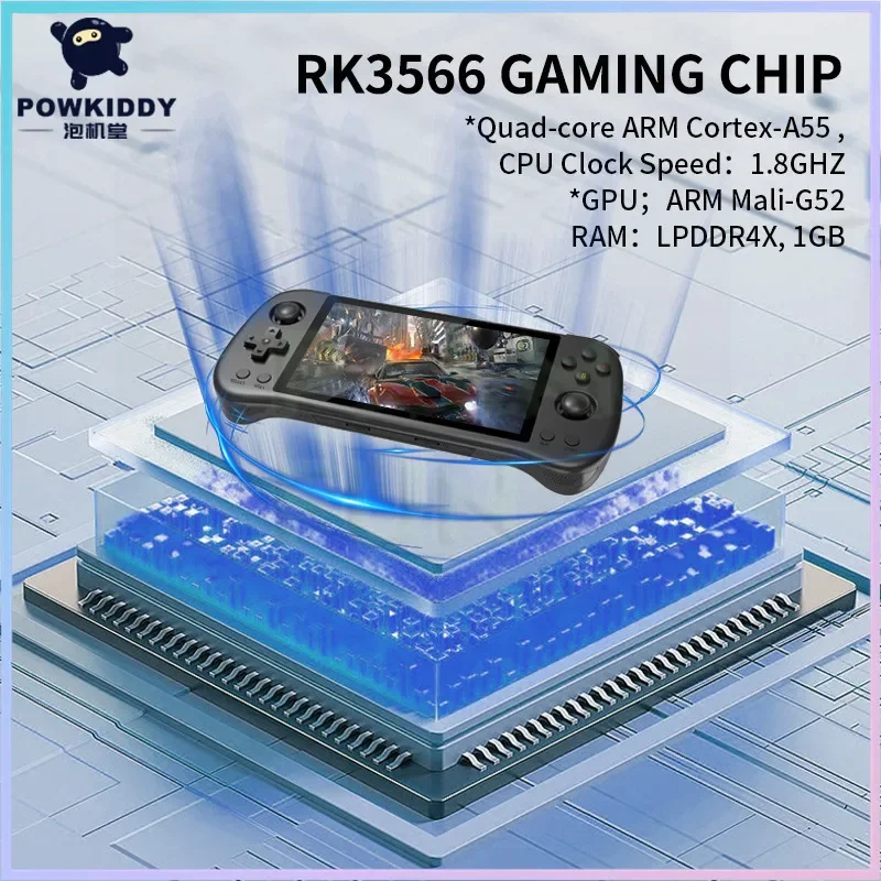Consola de juegos portátil POW - Gaming Console X55 reseña y precio