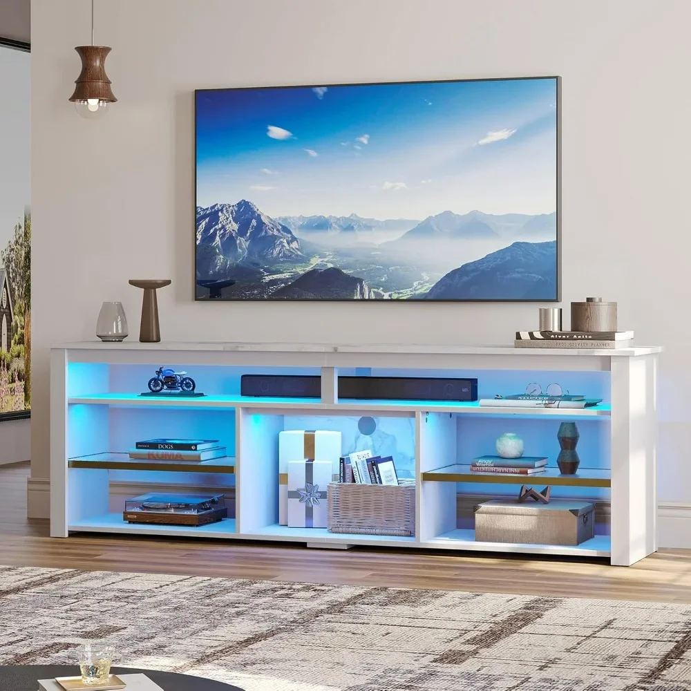 Soporte de TV para TV de 75 pu - Gaming Console Tv Stand reseña y precio