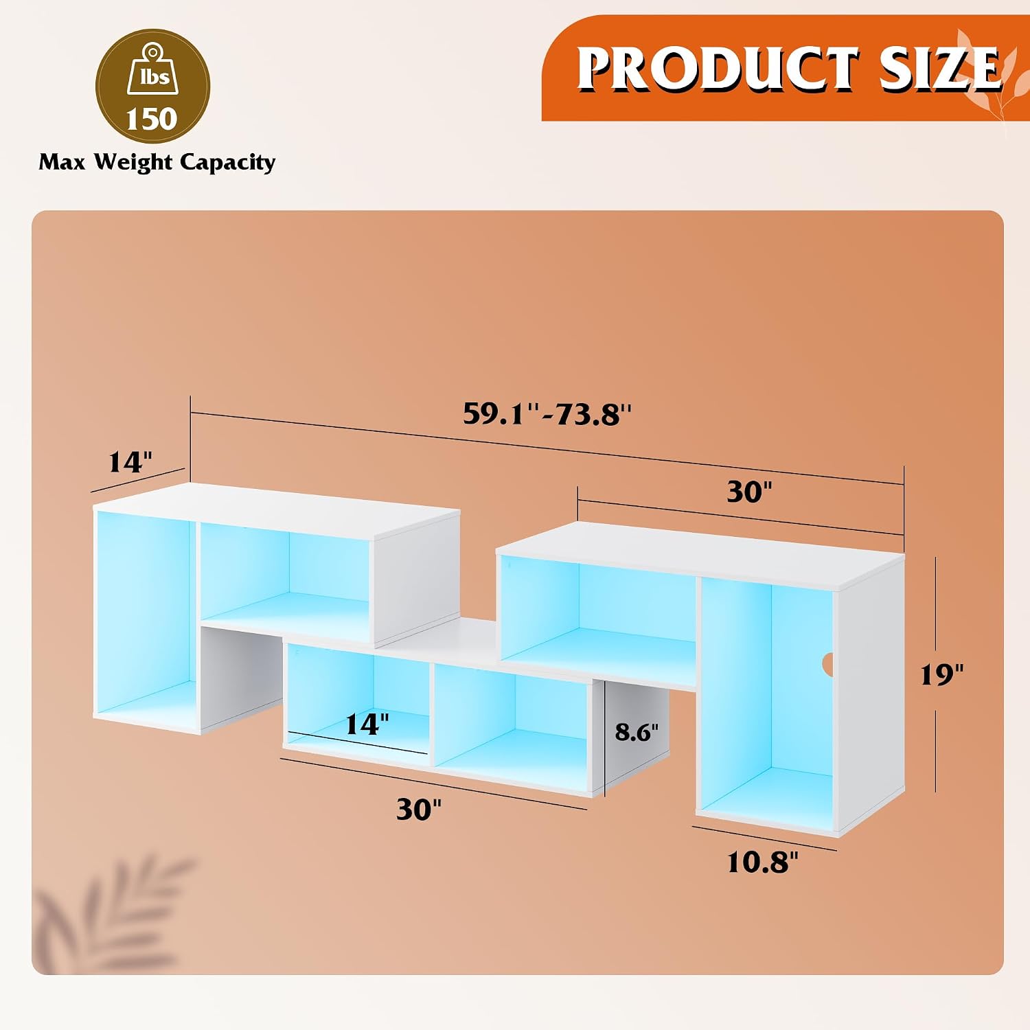 Soporte de TV Deformable con T - Gaming Console Tv Stand reseña y precio