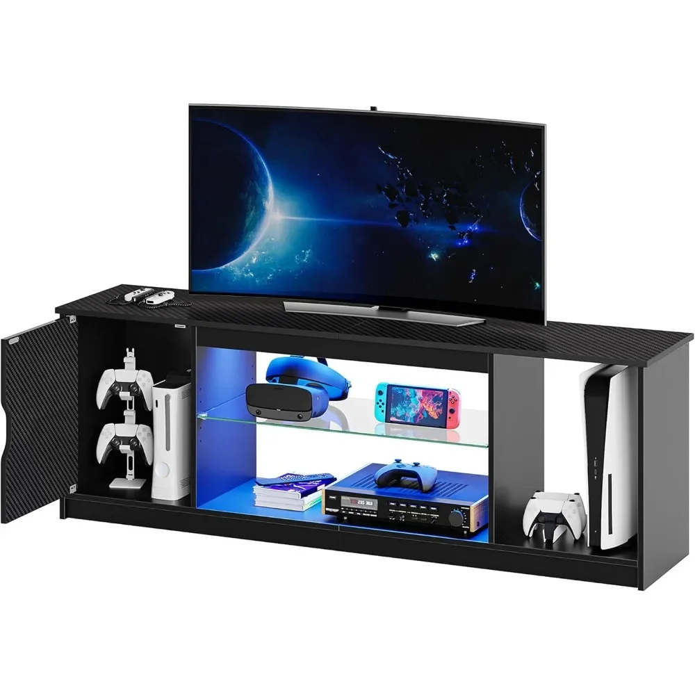 Bestier Centro de entretenimie - Gaming Console Tv Stand reseña y precio