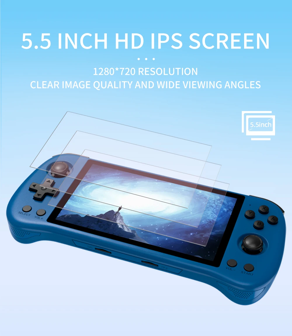 POWKIDDY-consola de videojuego - Gaming Console X55 reseña y precio