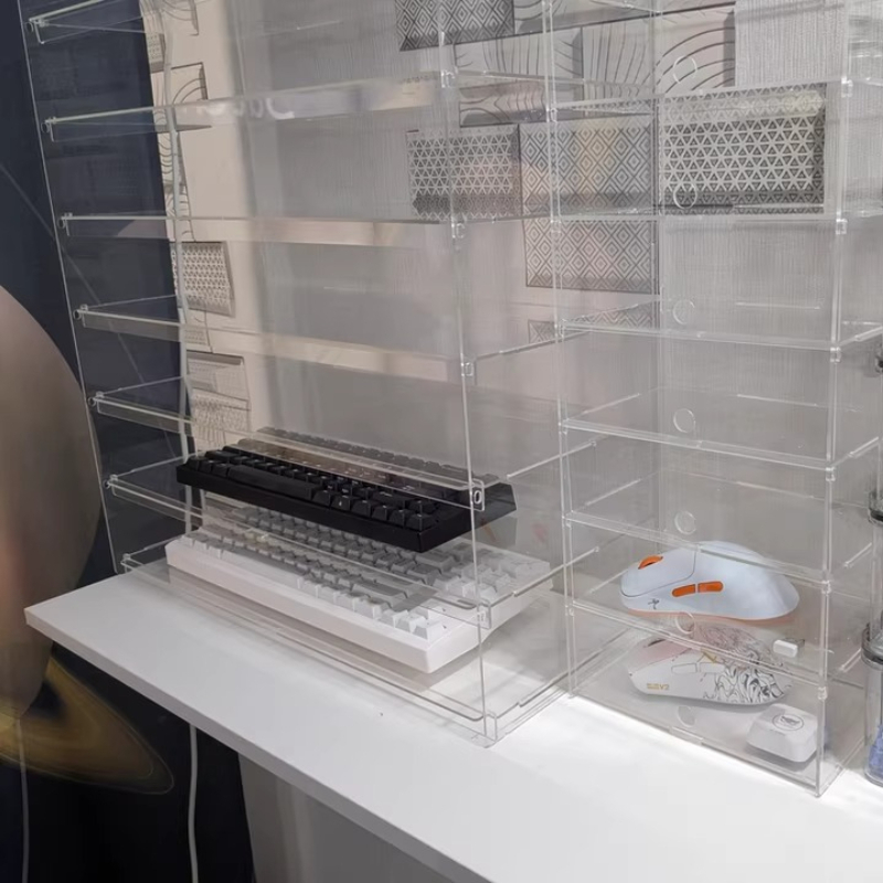 Vitrina acrílica transparente  - Gaming Console Keyboard reseña y precio