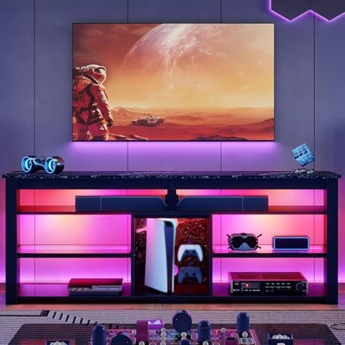Soporte para TV de 70 pulgadas - Gaming Console Tv Stand reseña y precio