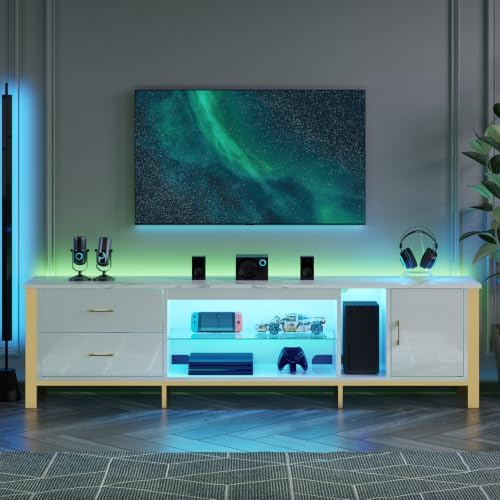 Soporte para TV de 75/80/85 pu - Gaming Console Tv Stand reseña y precio