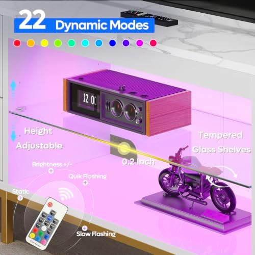 Soporte para TV de 75/80/85 pu - Gaming Console Tv Stand reseña y precio