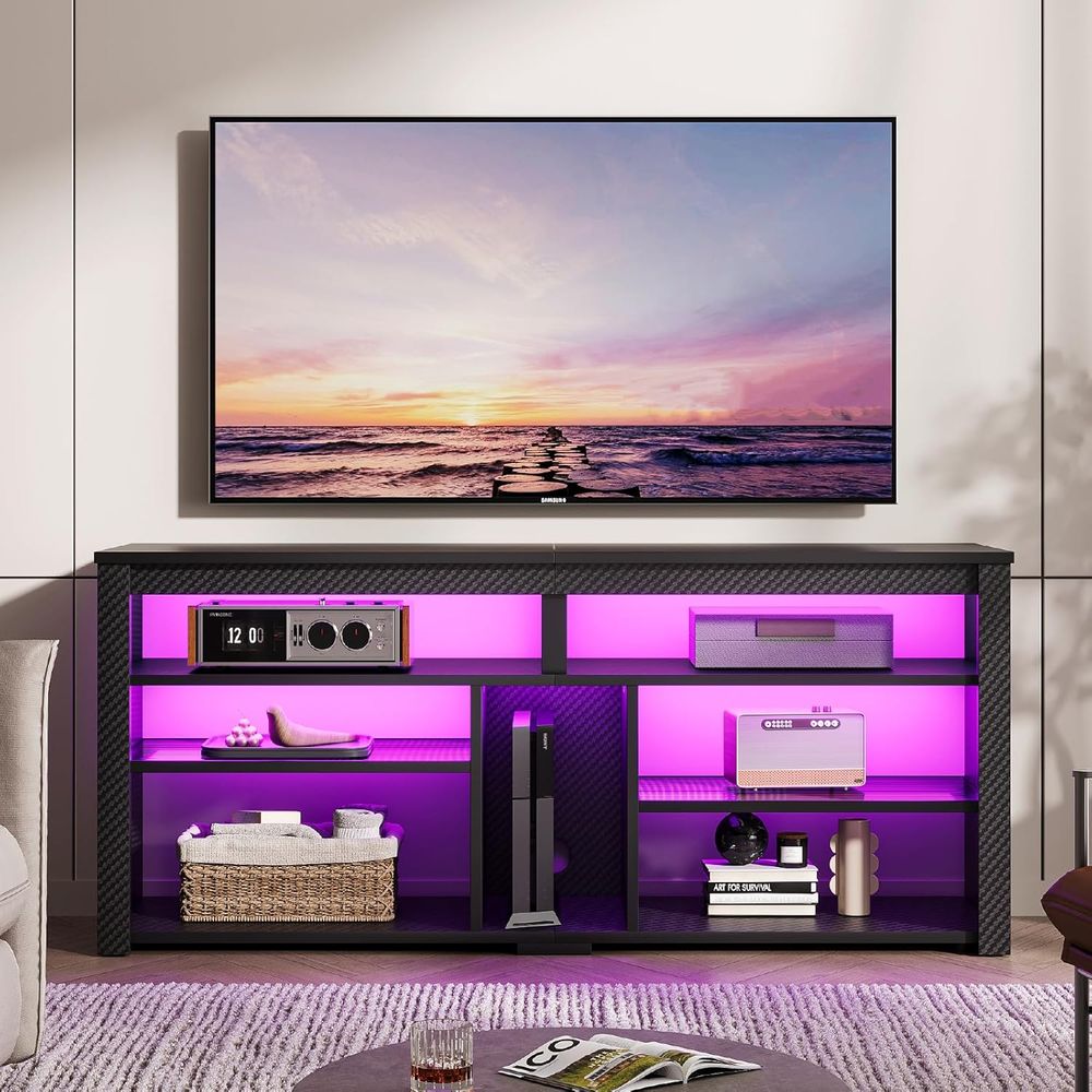 Soporte de TV Moderno para Tel - Gaming Console Tv Stand reseña y precio