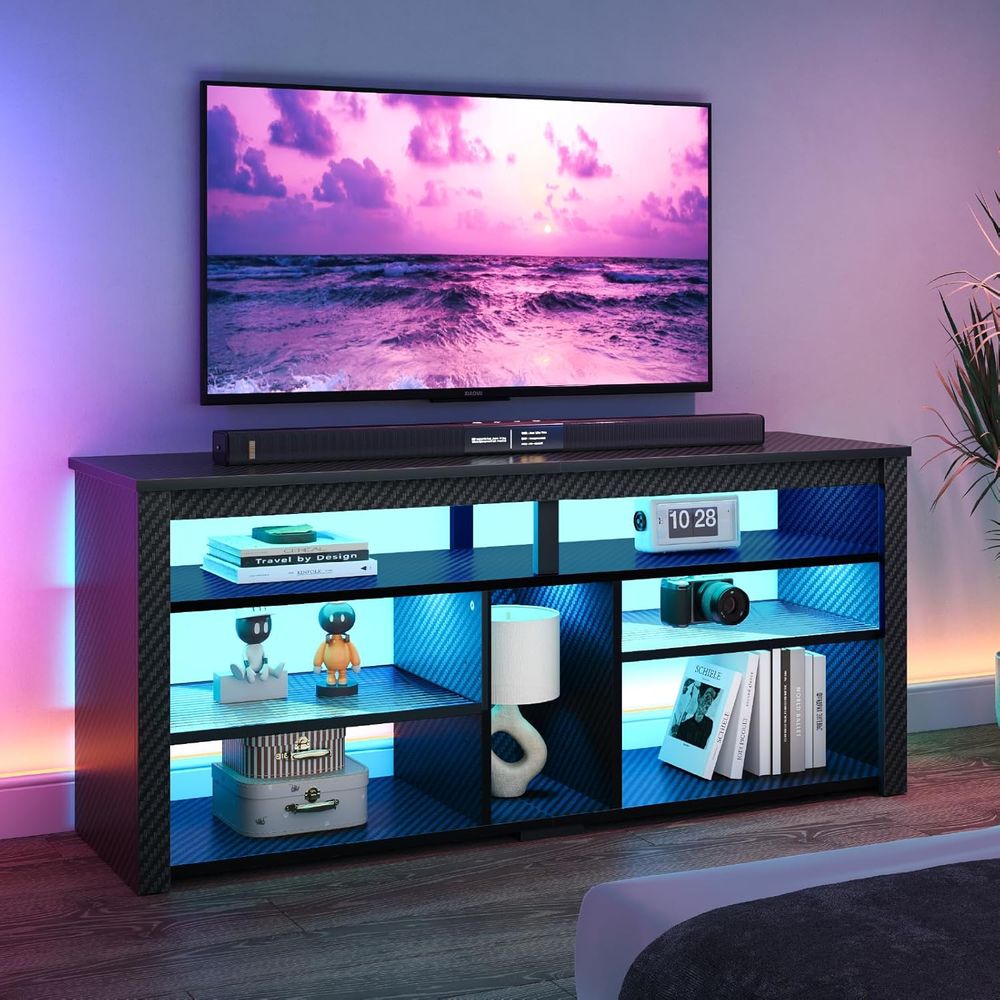 Soporte de TV Moderno para Tel - Gaming Console Tv Stand reseña y precio