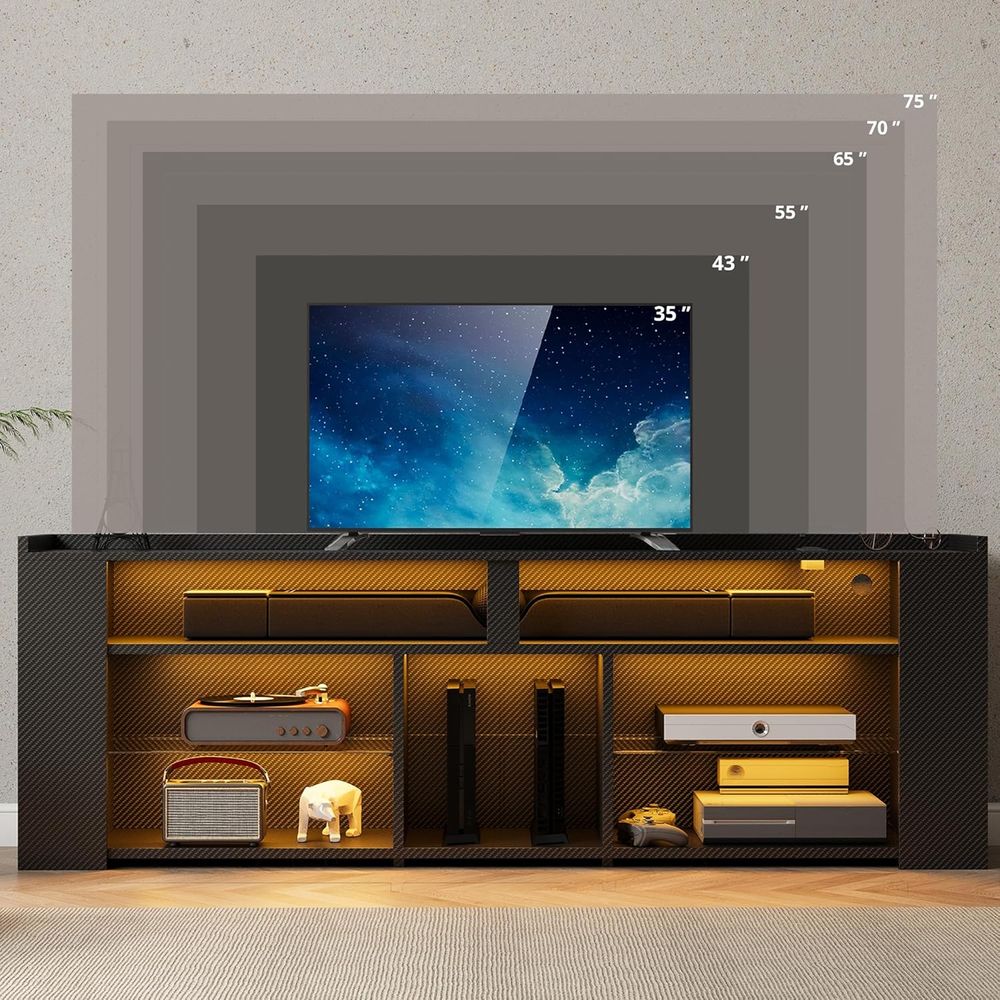 Soporte de TV de Alta Gama de  - Gaming Console Tv Stand reseña y precio