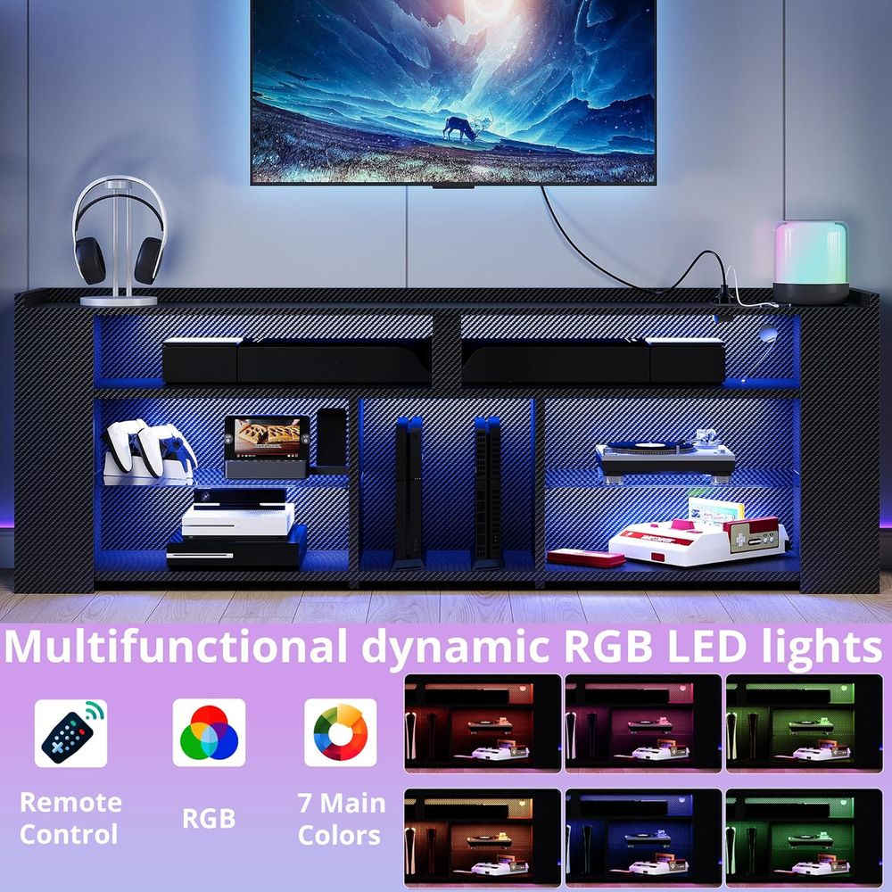 Soporte de TV de Alta Gama de  - Gaming Console Tv Stand reseña y precio
